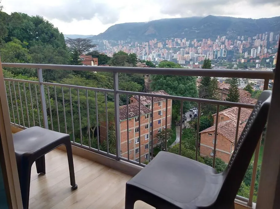 Apartamento Amoblado Completo -Vista Espectacular Medellin Colombia